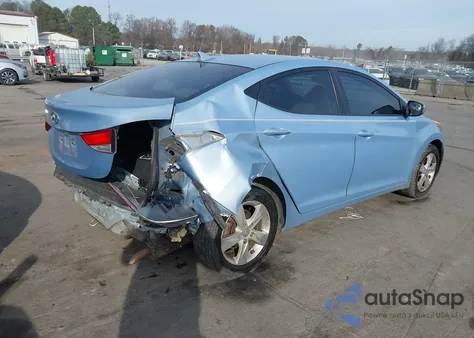 2012 Hyundai Elantra Gls (Ulsan Plant) из США, поврежденный, VIN KMHDH4AE7CU375419